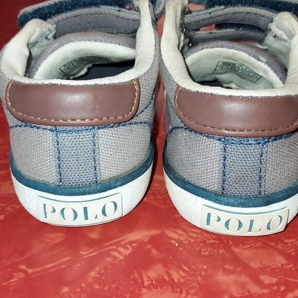 Polo Ralph Lauren Velcro shoes Toddler 5 - Picture 3 of 8
